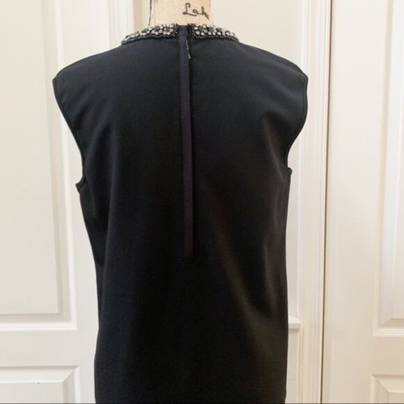 Magaschoni Collection Black Sheath Dress Size 8 - Picture 11 of 16